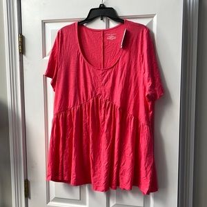 NWT coral swing tee from Lane Bryant!
